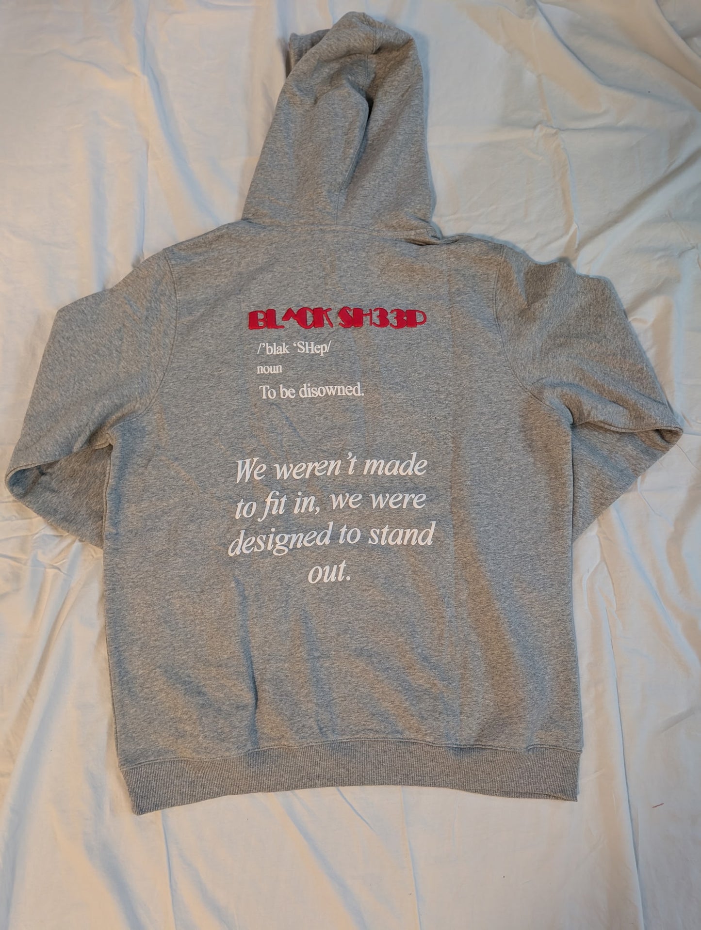 DLuX Hoodie Grey/RED